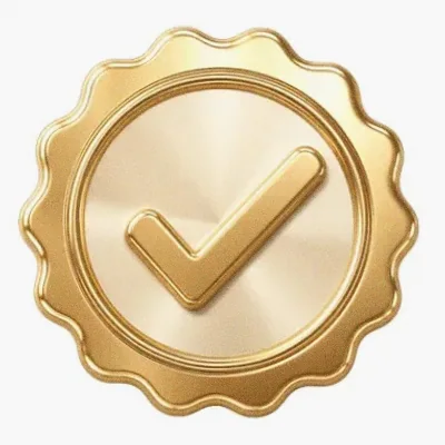 Checkmark badge — Vox