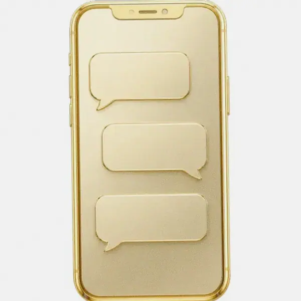 Smartphone with chat bubbles — Vox
