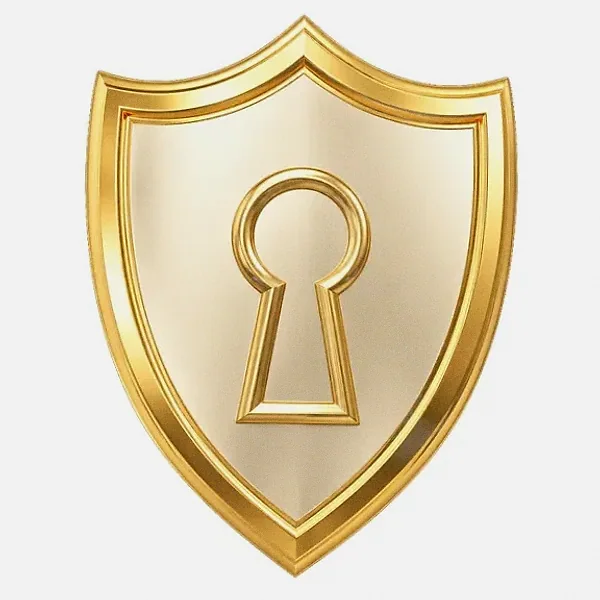 Shield with keyhole — Vox