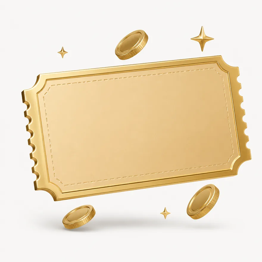Blank coupon ticket — Vox
