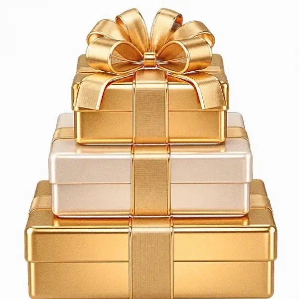 Stacked gift boxes — Vox
