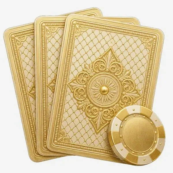 Playing cards and chip — Vox