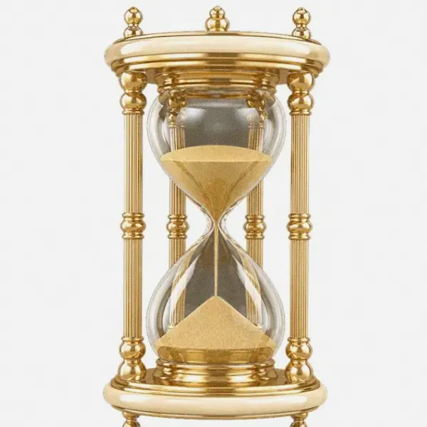 Ornate hourglass — Vox
